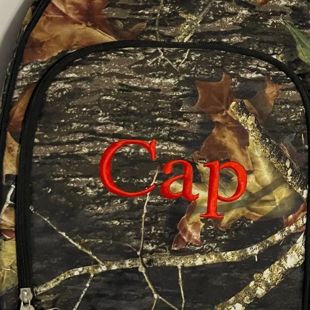 Camouflage Unisex Backpack hunting school Size 18”x 14”x5”